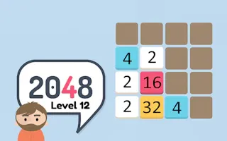 Play 2048 Level 12 online - Glouplay