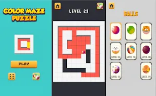 Play Color Maze online - Glouplay