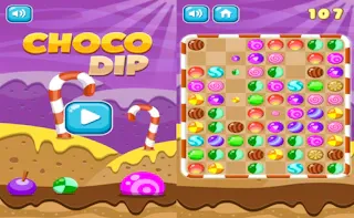Play Choco Dip online - Glouplay