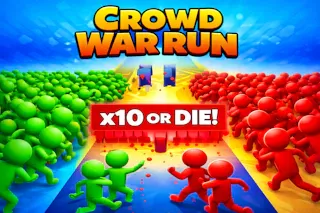 Play Crowd War Run online - Glouplay