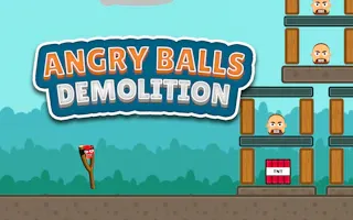 Play Angry Balls - Demolition online - Glouplay