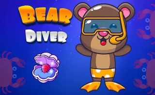Play Bear Diver online - Glouplay