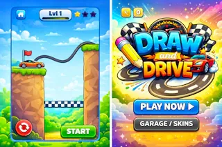 Play Draw & Drive online - Glouplay