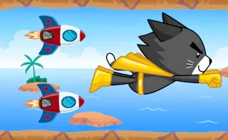 Play Flying Cat online - Glouplay