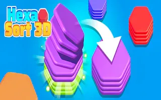 Play Hexa Sort 3D online - Glouplay