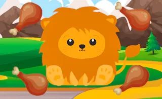 Play Hungry Lion online - Glouplay