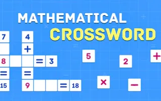 Play Mathematical Crossword online - Glouplay