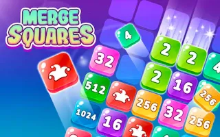 Play Merge Squares online - Glouplay