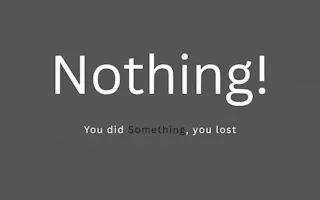 Play Nothing online - Glouplay