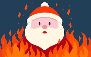 Play Santa on Fire online - Glouplay