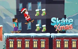 Play Skate Xmas online - Glouplay