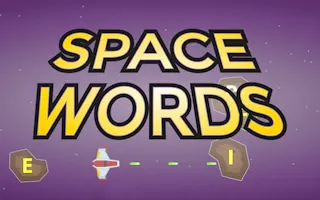 Play Space Words online - Glouplay