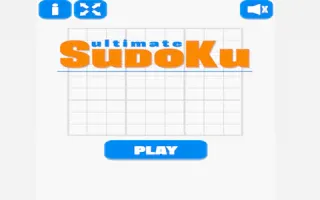 Play Ultimate Sudoku online - Glouplay