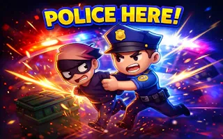 Play Police Here online - Glouplay