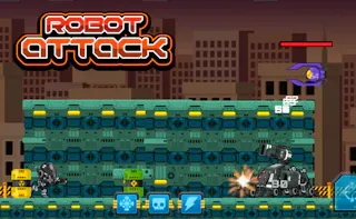 Play Robot Attack online - Glouplay