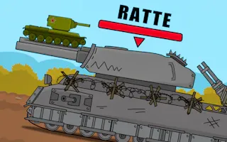 Play Tanks 2D Battle with Ratte online - Glouplay