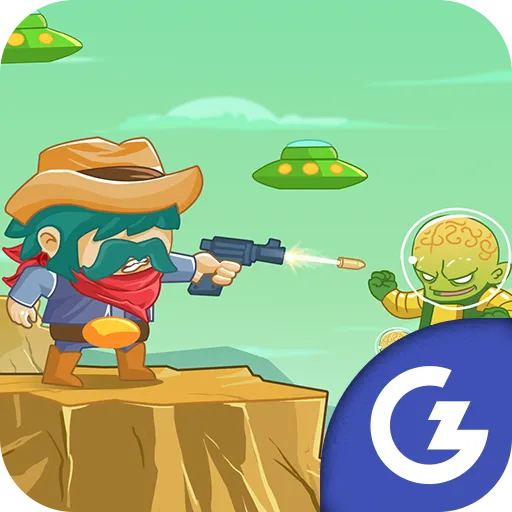 Play Cowboy vs. Martians online - Glouplay